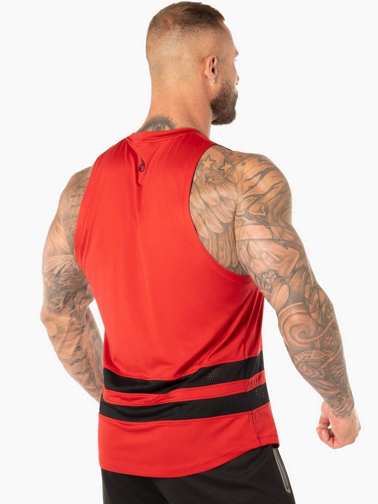 Ryderwear Evo Mesh Baller Tank Červené | STVB-50712