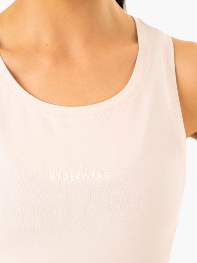 Ryderwear Evolution Bavlněné Tank Ivory | HEBU-05784