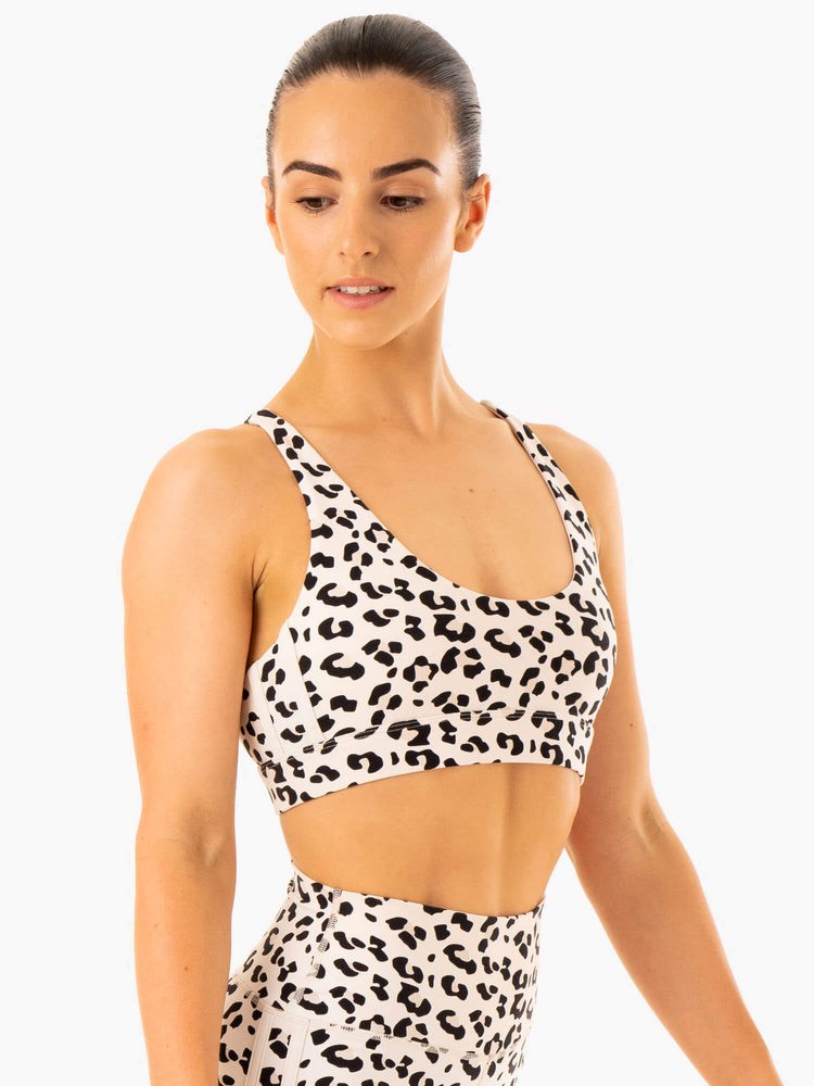 Ryderwear Evolution Sports Bra Leopard | BDFC-58329