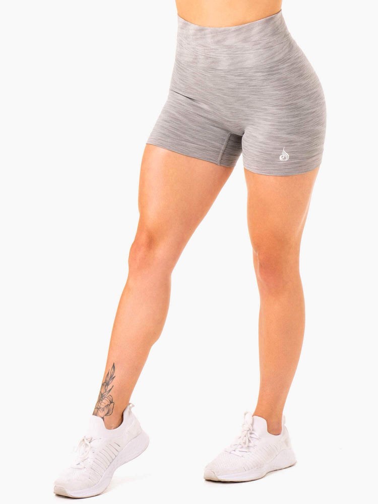 Ryderwear Evolve Seamless High Waisted Shorts Šedé | CQJR-94130