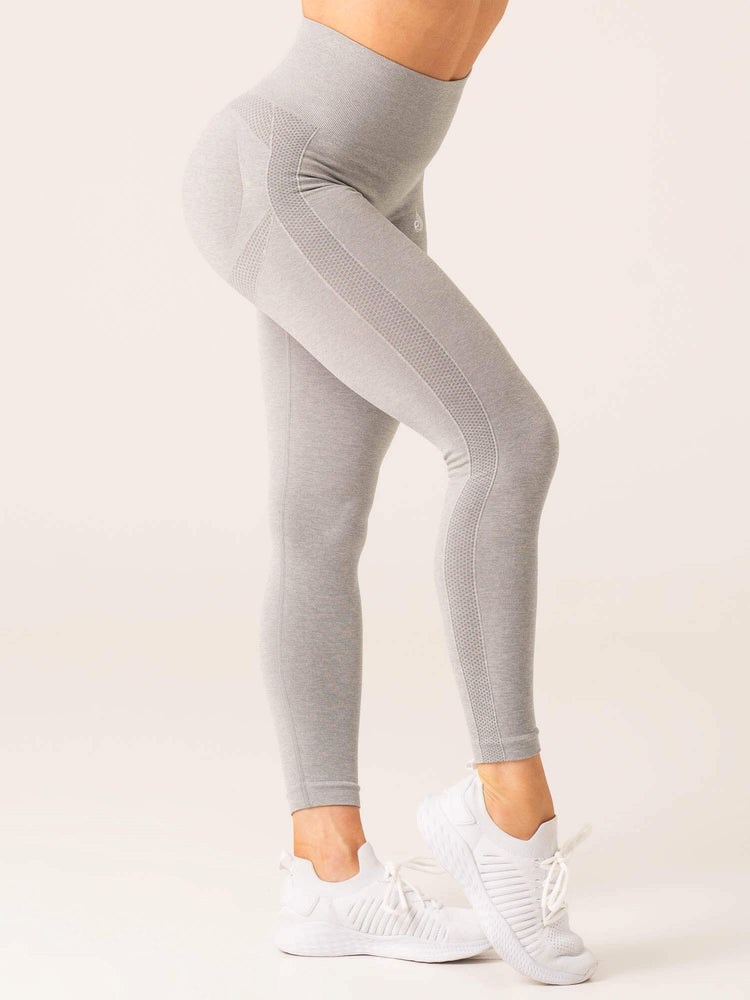 Ryderwear Evolve Seamless Leggings Světle Šedé | RELQ-48703