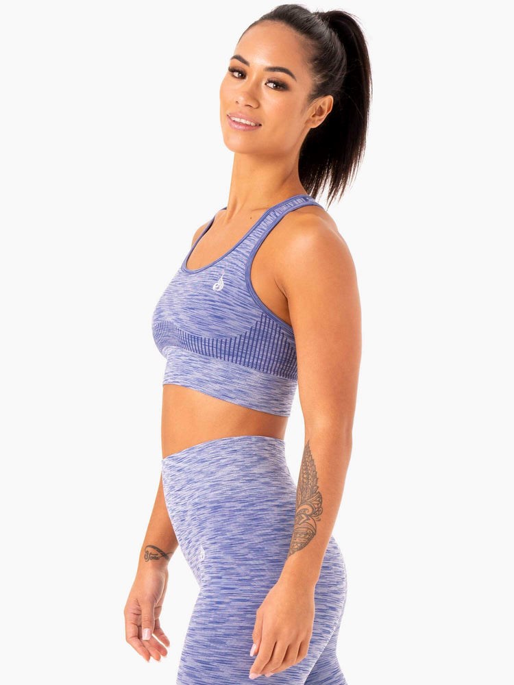 Ryderwear Evolve Seamless Longline Sports Bra Blankyt | IOQT-91874