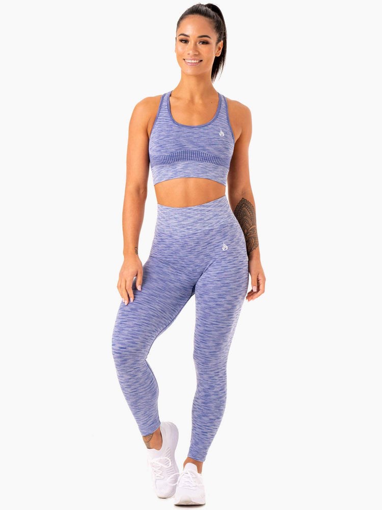 Ryderwear Evolve Seamless Longline Sports Bra Blankyt | IOQT-91874