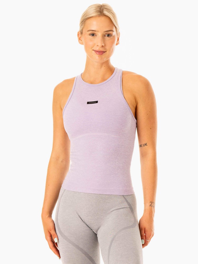 Ryderwear Excel Seamless Mid Length Tank Levandule | XEBO-80479