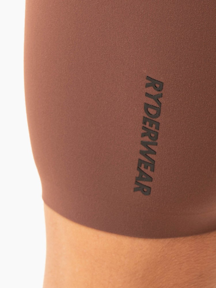 Ryderwear Extend Compression Bike Shorts Čokolády | LDPB-67584