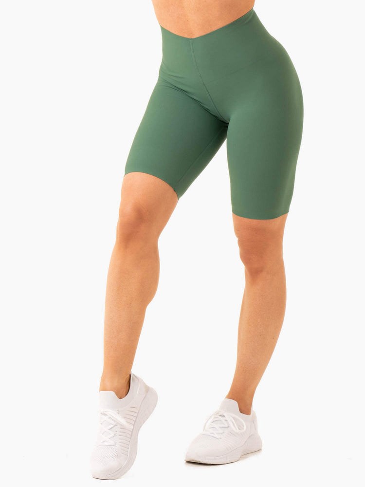 Ryderwear Extend Compression Bike Shorts Tmavě Zelene | MUEJ-36719