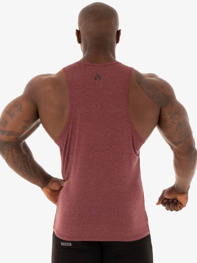 Ryderwear Focus Baller Tank Vínové | DZMB-85612