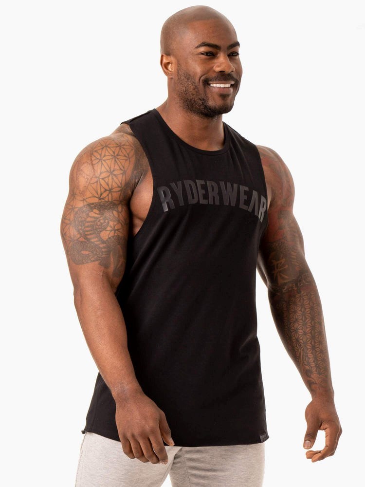 Ryderwear Force Baller Tank Černé | QNYT-81603