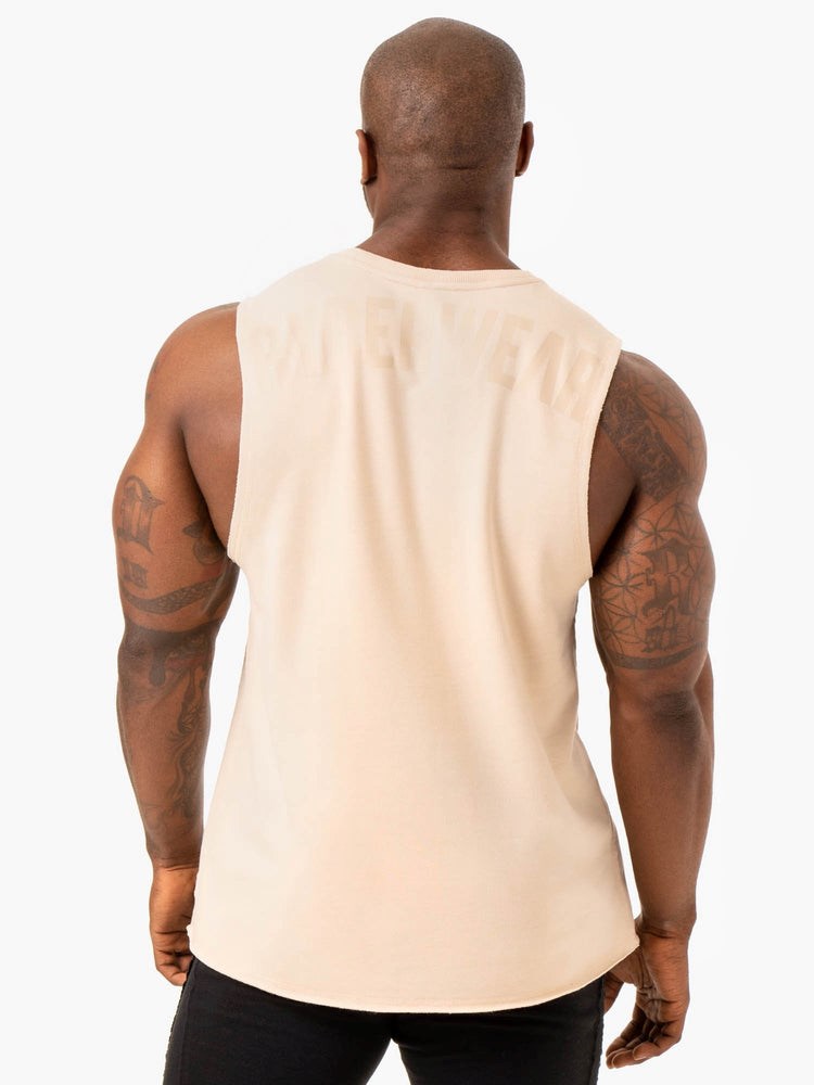 Ryderwear Force Fleece Tank Sand | QIXL-71830