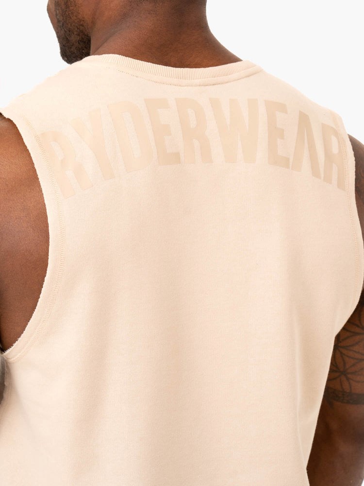 Ryderwear Force Fleece Tank Sand | QIXL-71830