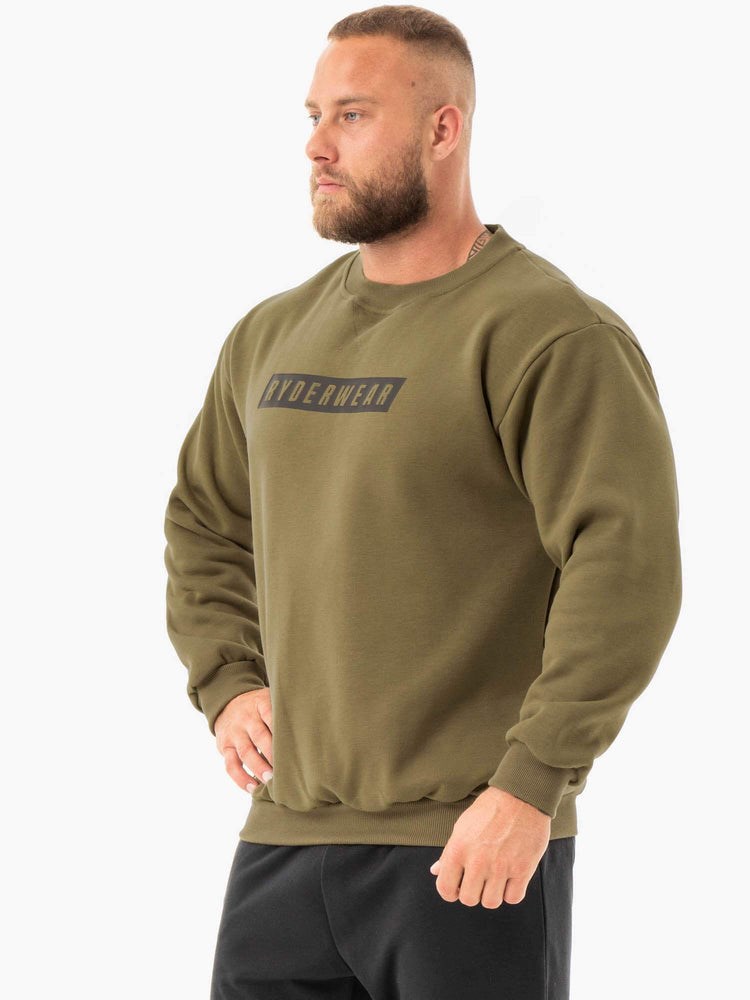 Ryderwear Force Pullover Hnědožlutý | BWQU-43189