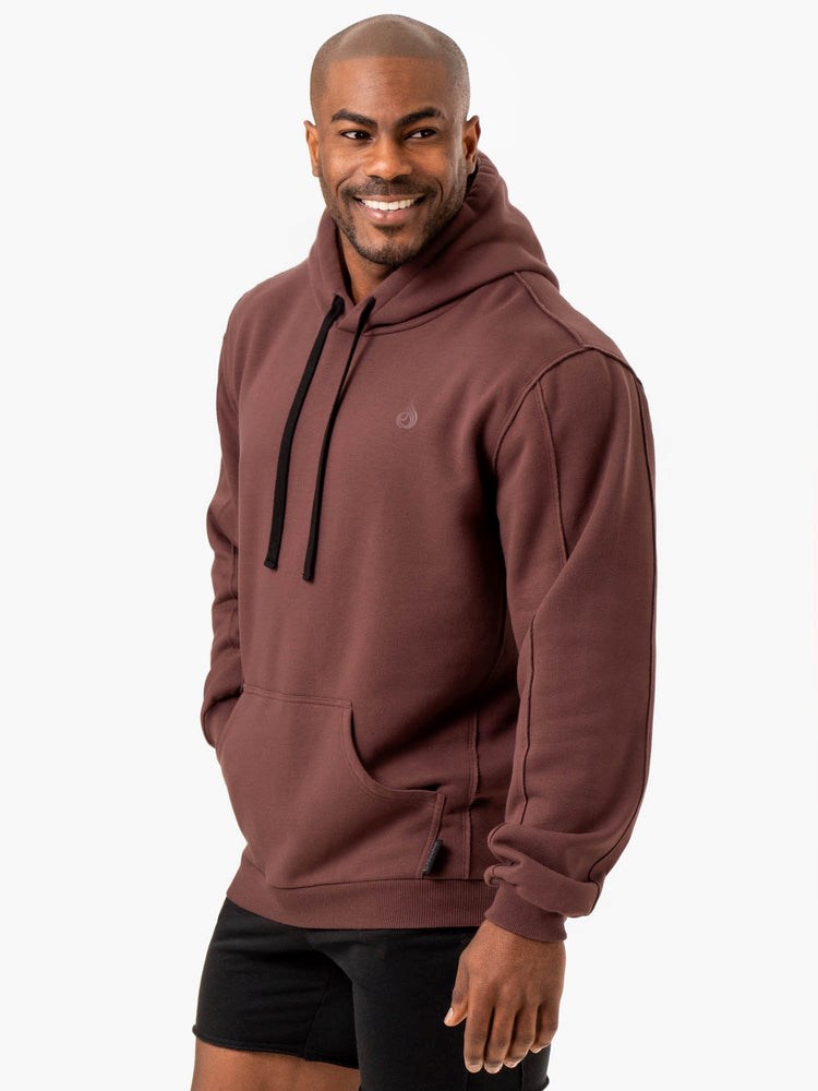 Ryderwear Force Pullover Hoodie Brick | HLVQ-09578