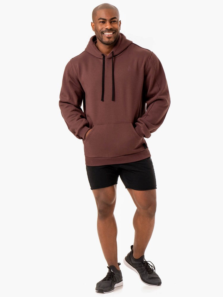 Ryderwear Force Pullover Hoodie Brick | HLVQ-09578