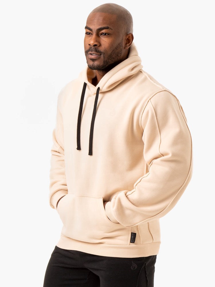 Ryderwear Force Pullover Hoodie Sand | ZXAJ-50261