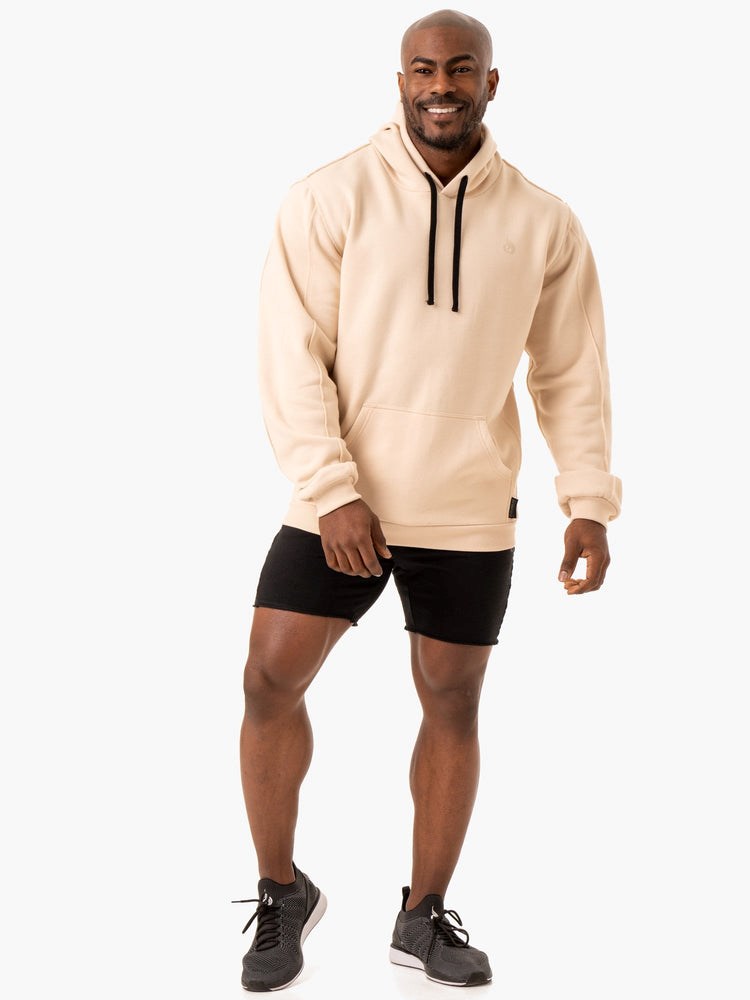 Ryderwear Force Pullover Hoodie Sand | ZXAJ-50261