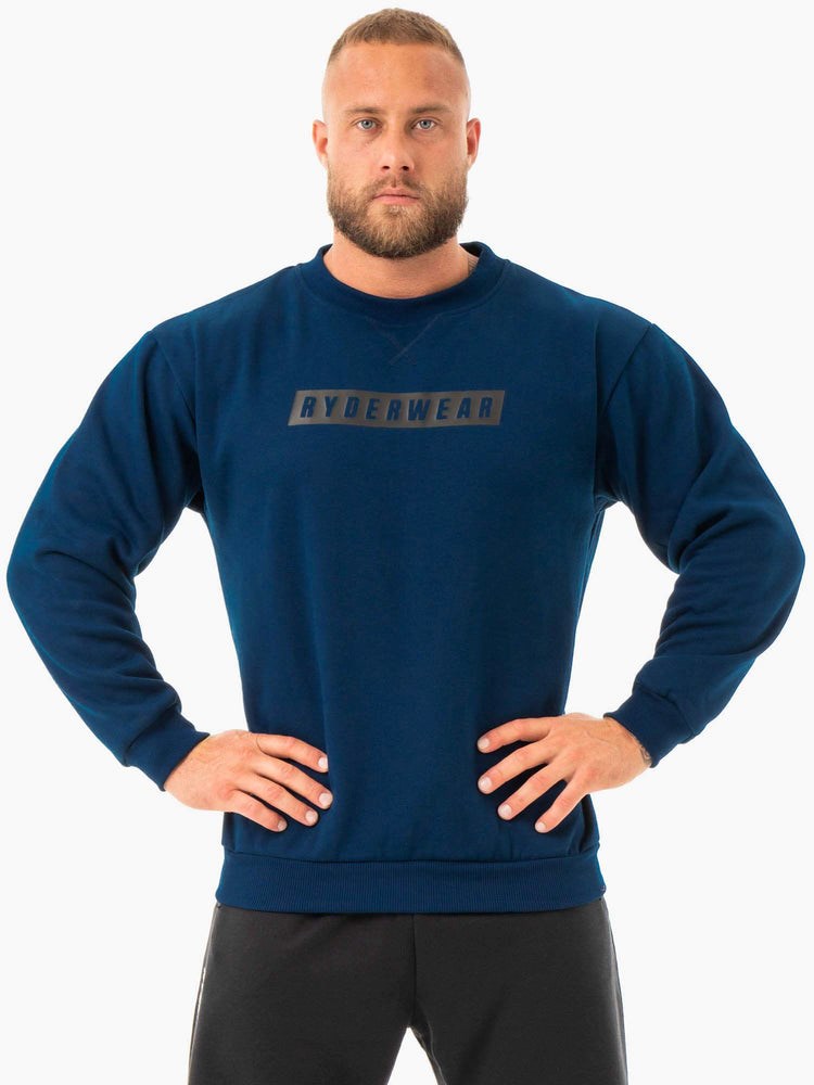 Ryderwear Force Pullover Tmavě Blankyt | OEPA-69403