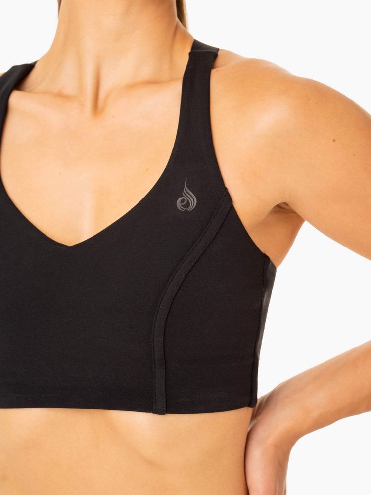 Ryderwear Form Sports Bra Černé | RKZN-15830