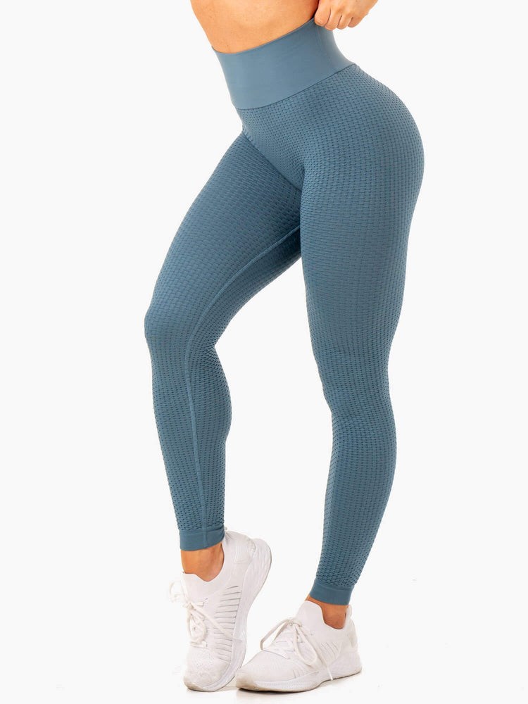 Ryderwear Honeycomb Scrunch Seamless Leggings Blankyt | RGQN-87430