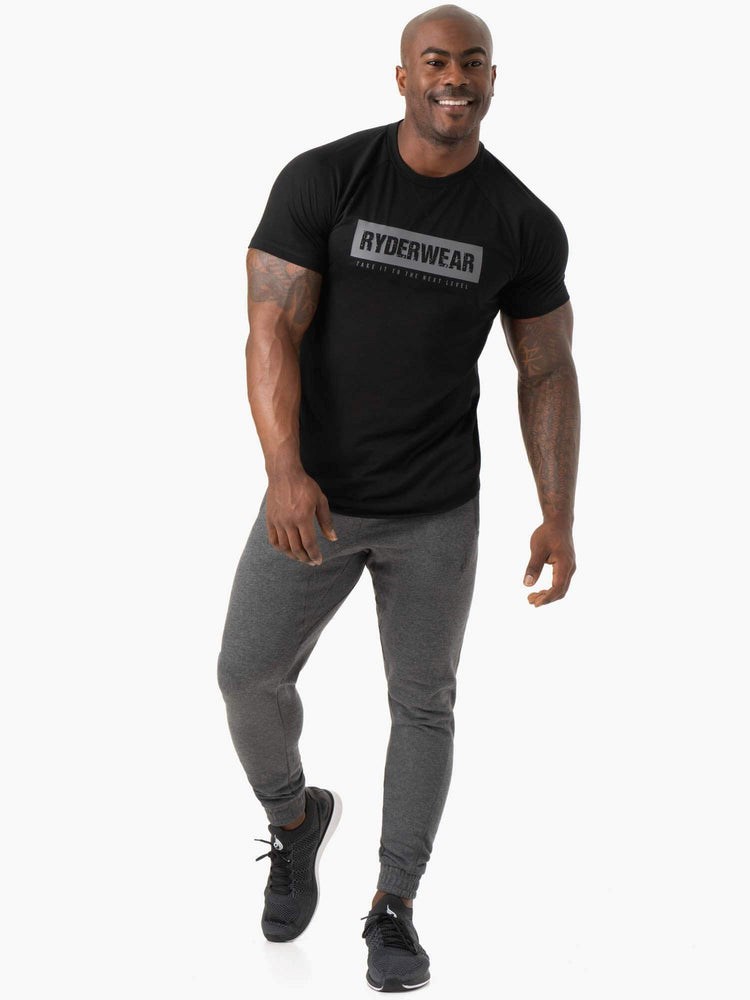 Ryderwear Iron Track Pants Charcoal Marl | YAVW-84371