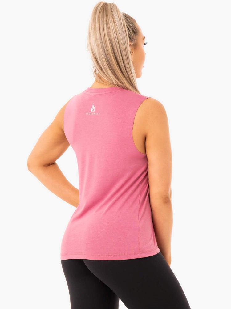 Ryderwear Ladies Baller Tank Růžové | OUBI-85941