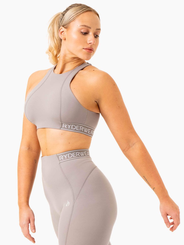 Ryderwear Level Up High Impact Sports Bra Šedé | ADTW-29480