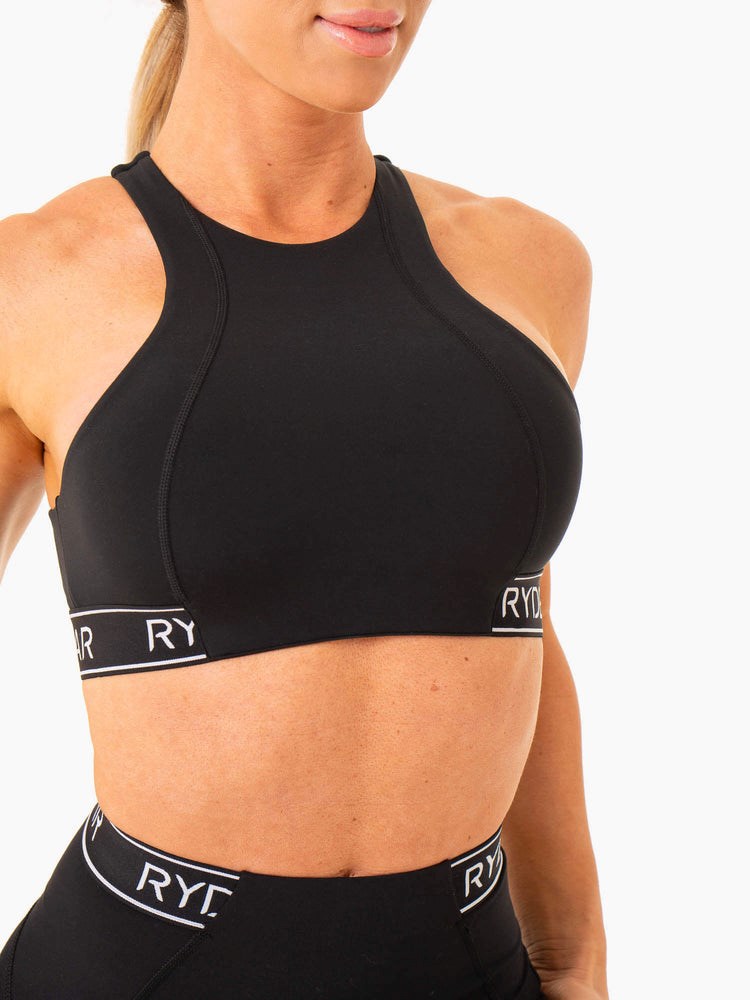 Ryderwear Level Up High Impact Sports Bra Černé | BFKM-91034