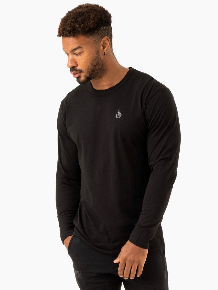 Ryderwear Lift Long Sleeve T-Shirt Černé | RLCK-39048