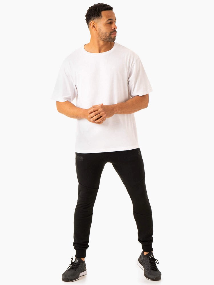 Ryderwear Lift Oversized Unisex T-Shirt Bílé | KJQS-65427