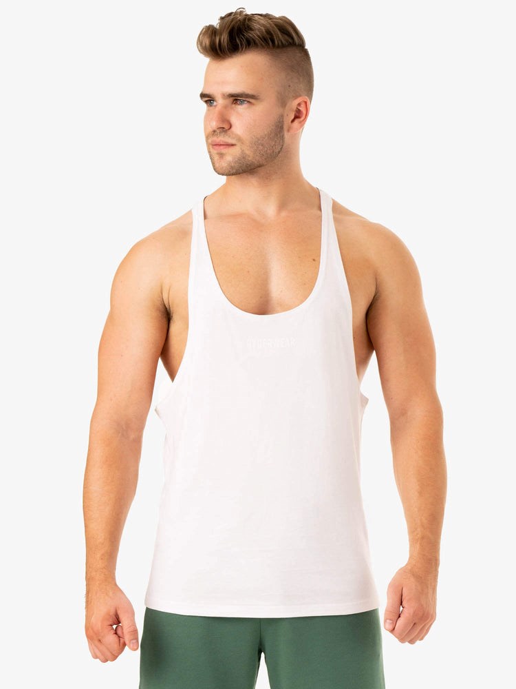 Ryderwear Limitless Stringer T-Back Bílé | ZEIX-05384