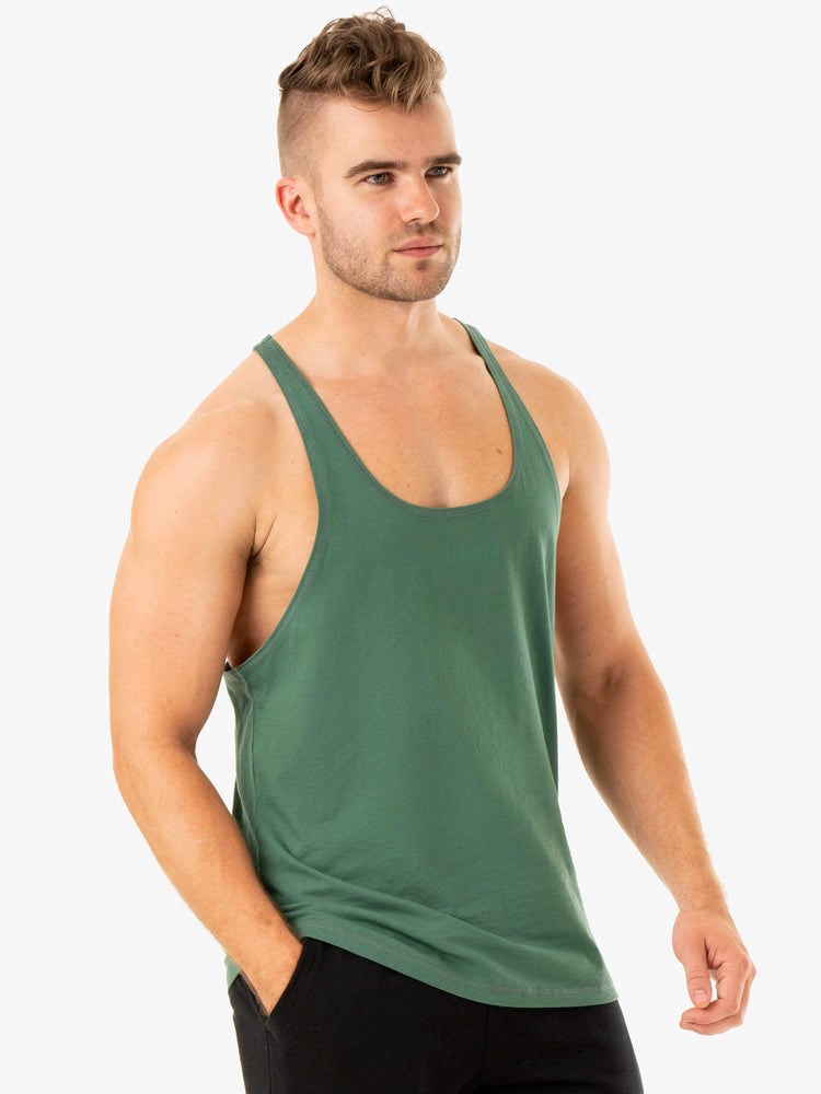 Ryderwear Limitless Stringer T-Back Zelene | VQDH-12576