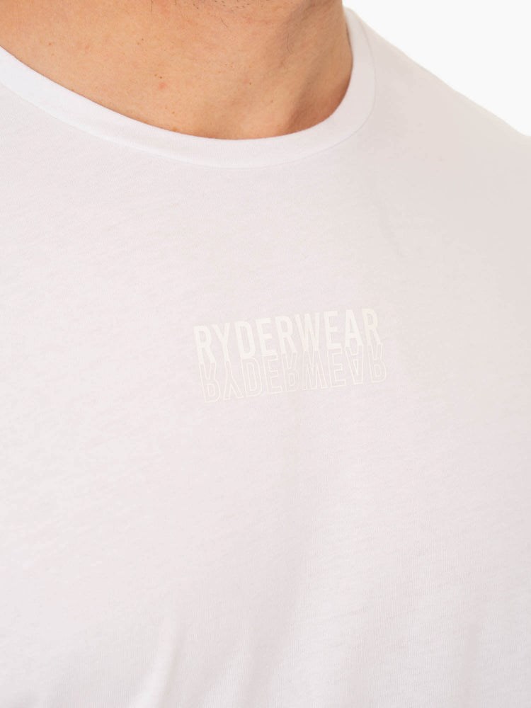 Ryderwear Limitless T-Shirt Bílé | RCIW-92064