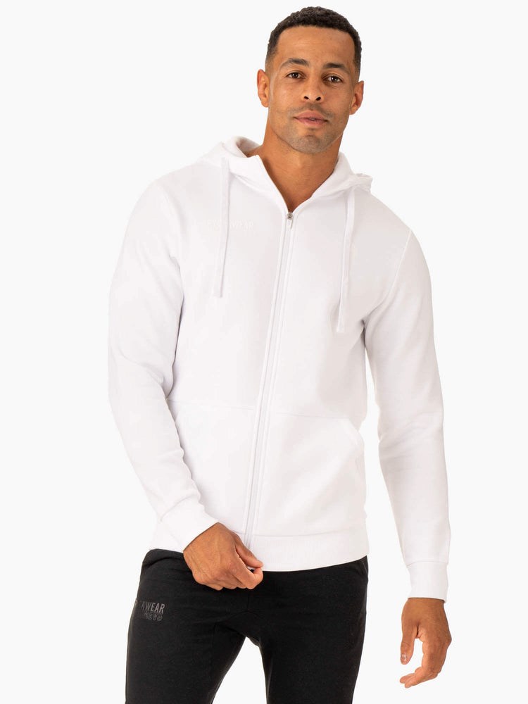 Ryderwear Limitless Zip Up Jacket Bílé | UHRK-56874