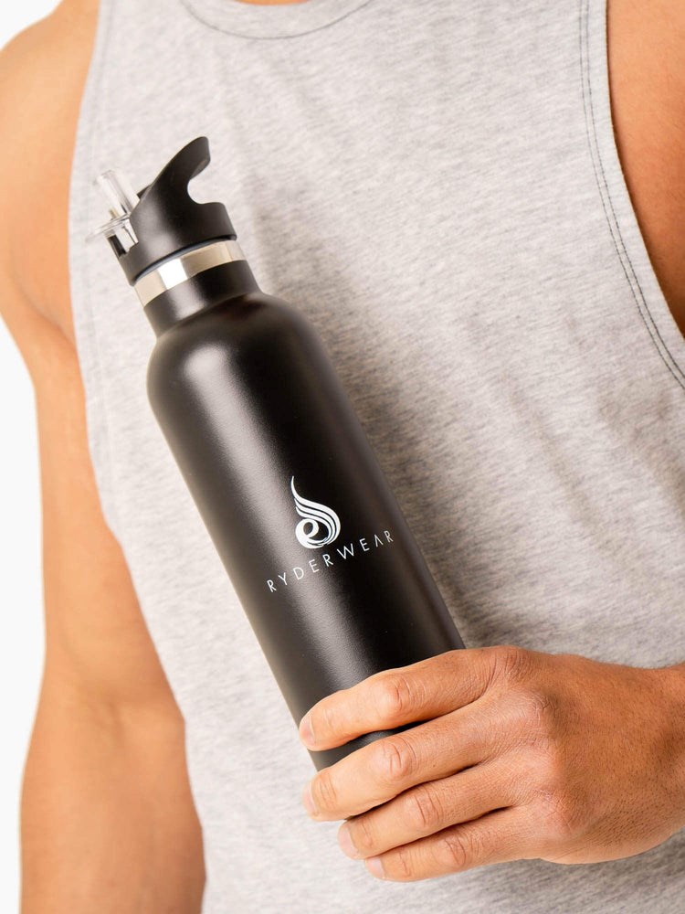 Ryderwear Metal Vody Bottle Černé | CMZT-17043