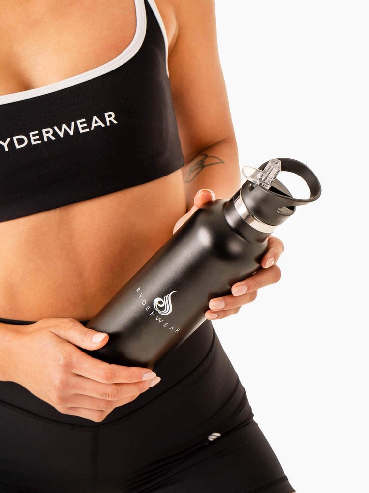 Ryderwear Metal Vody Bottle Černé | CMZT-17043