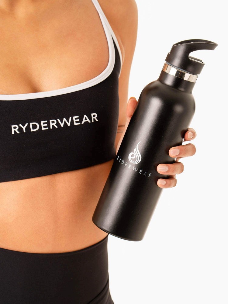 Ryderwear Metal Vody Bottle Černé | CMZT-17043