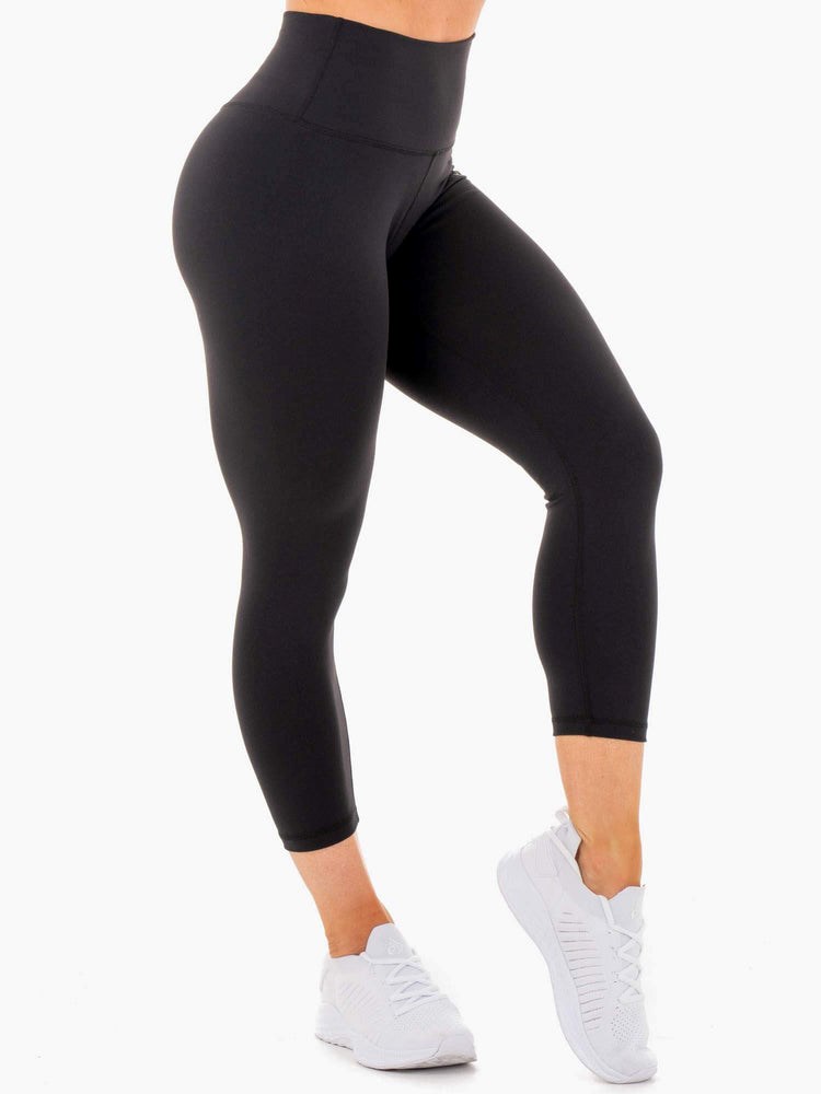 Ryderwear Motion High Waisted 7/8 Leggings Černé | ISTN-27653