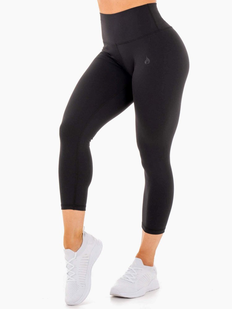 Ryderwear Motion High Waisted 7/8 Leggings Černé | ISTN-27653