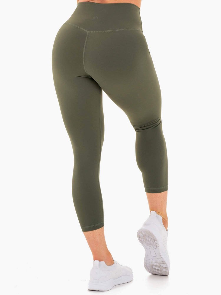 Ryderwear Motion High Waisted 7/8 Leggings Hnědožlutý | JZBR-47216