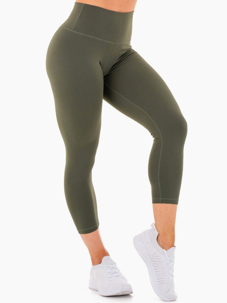 Ryderwear Motion High Waisted 7/8 Leggings Hnědožlutý | JZBR-47216