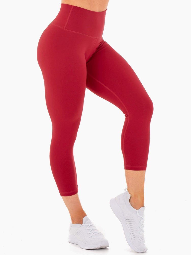 Ryderwear Motion High Waisted 7/8 Leggings Červené | VMIX-95432