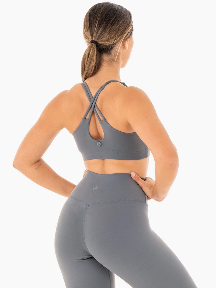 Ryderwear Motion Sports Bra Charcoal | HVNB-19763