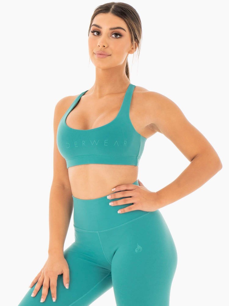 Ryderwear Motion Sports Bra Teal | UWYX-52069