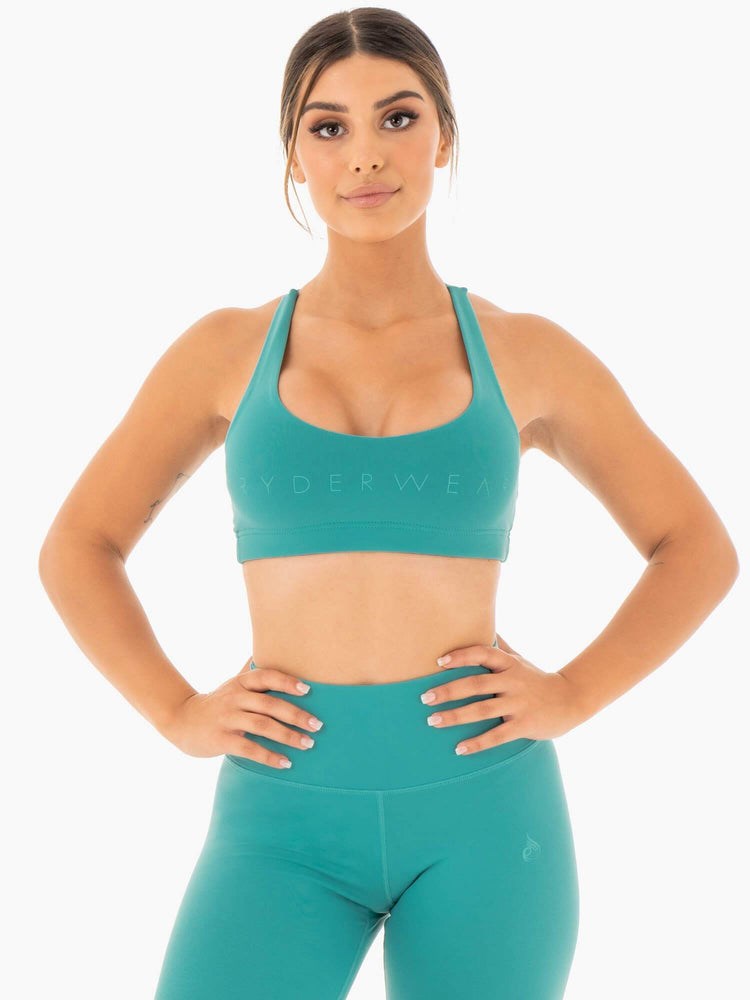 Ryderwear Motion Sports Bra Teal | UWYX-52069