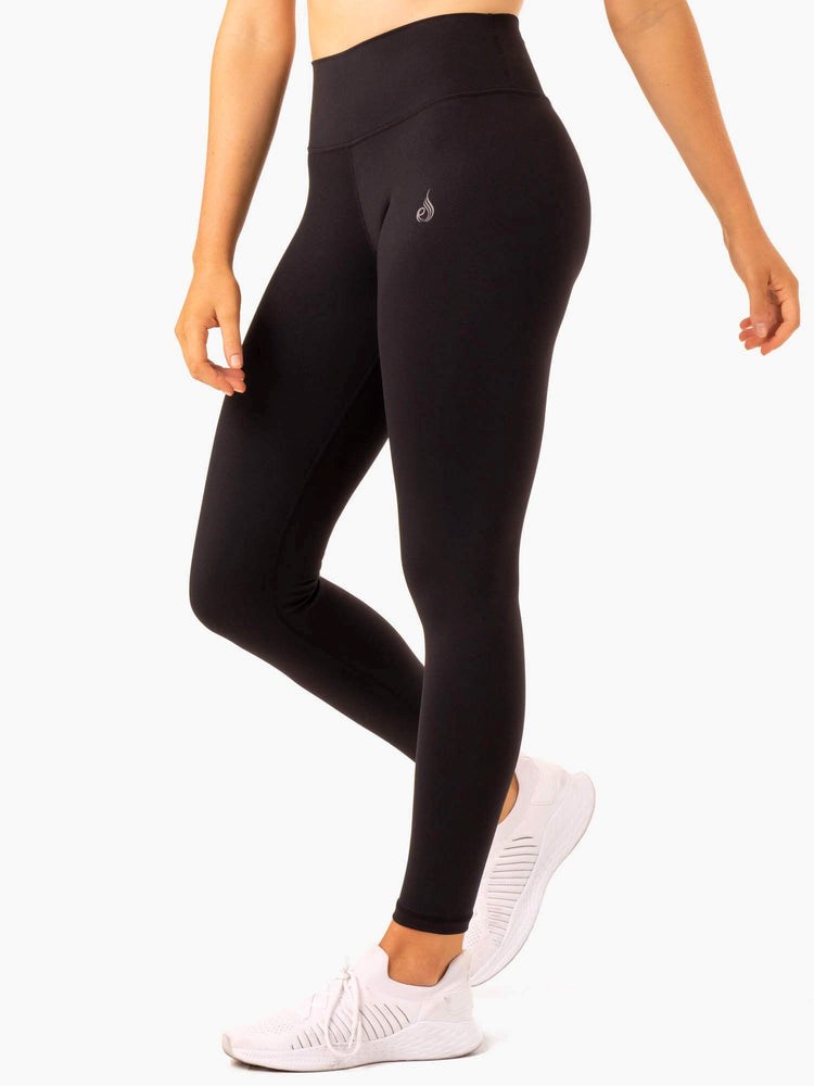 Ryderwear Movement High Waisted Pocket Leggings Černé | QCLG-06847