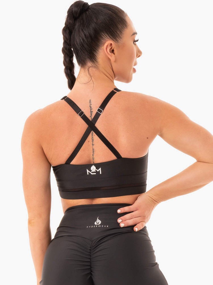 Ryderwear NEM X RW Sports Bra Černé | HLAC-49308