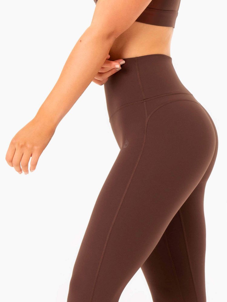 Ryderwear NKD Align Leggings Čokolády | CDMH-62739