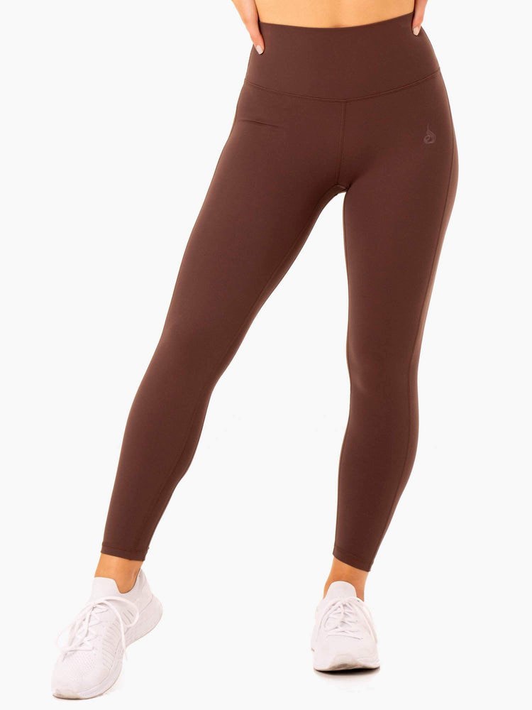 Ryderwear NKD Align Leggings Čokolády | CDMH-62739