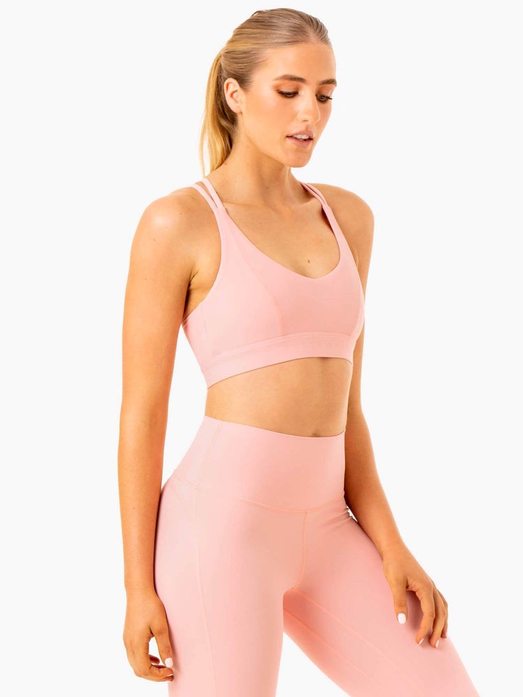 Ryderwear NKD Align Sports Bra Růžové | MWHC-63045