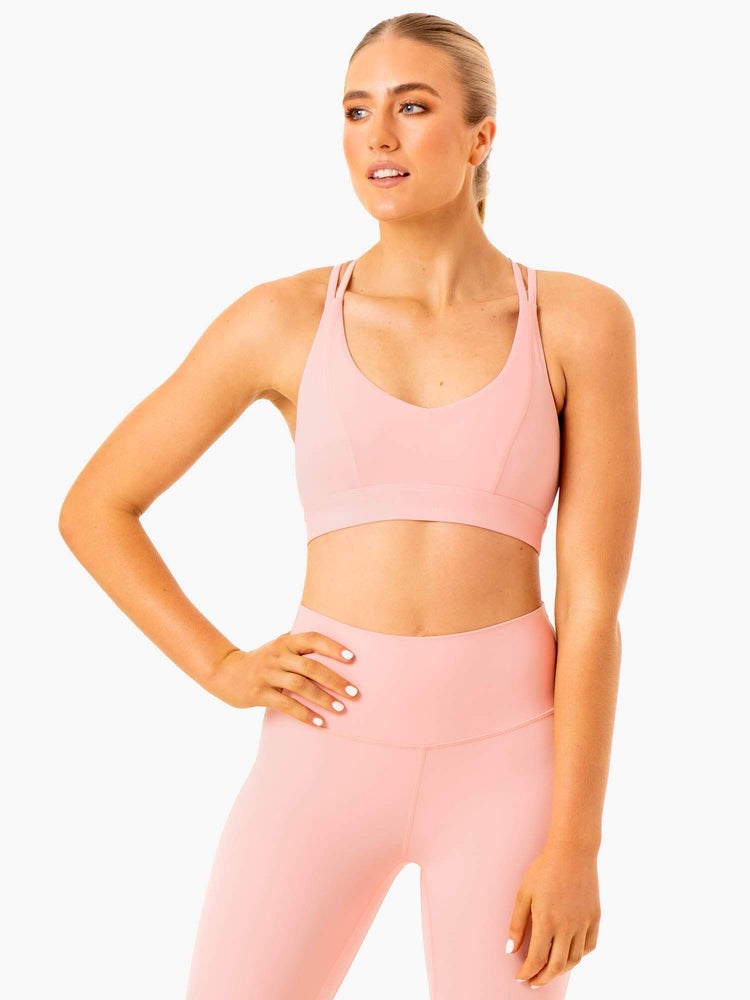 Ryderwear NKD Align Sports Bra Růžové | MWHC-63045