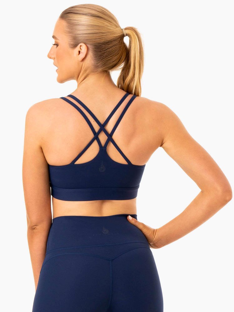 Ryderwear NKD Align Sports Bra Tmavě Blankyt | IFDA-25063